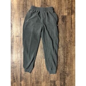 Pro Club Sweatpants Men Medium Charcoal Gray Fleece Lined Outdoor Jogger Pull On